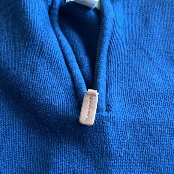 St John's Bay Men’s Navy Blue Quarter Zip Up Sweater Size XXL Long Sleeves - Picture 13 of 13